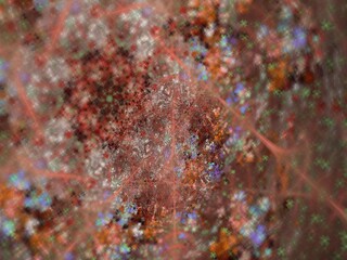 Imaginatory fractal background Image