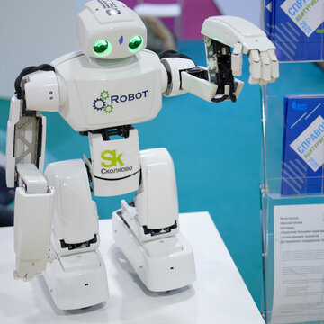 SKOLKOVO Robot From FEFU (far Eastern University) At The Exhibition Days Of The Far East - Moscow, Russia, 12 13 2019