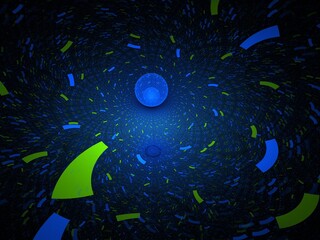 Imaginatory fractal background Image