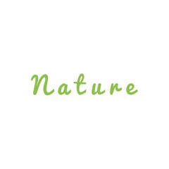 ''Nature'' Word Lettering