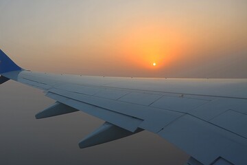 Fototapeta premium Sunset from above