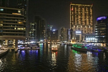 The night side of Dubai