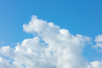 Naklejka na ściany i meble blue sky with a big cloud