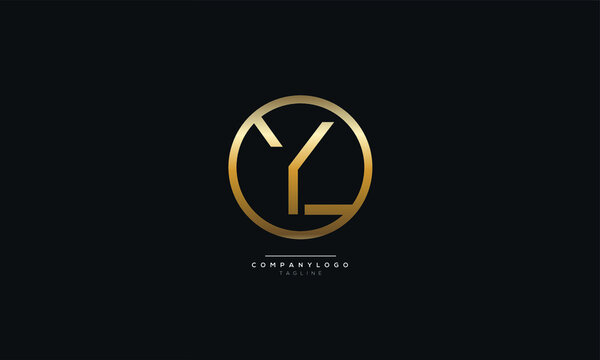 Simple yl monogram logo suitable for any business Vector Image