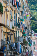 View on  a building on Castellamare di Stabia, Naples