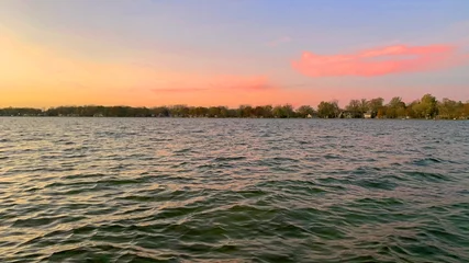 Crédence de cuisine Beige Lake Sunset  © Danai