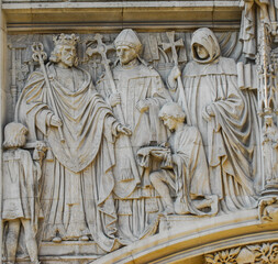 Main entrance to the Supreme court of London