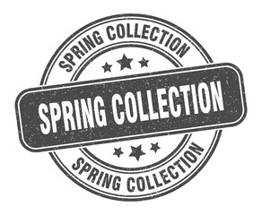Fototapeta premium spring collection stamp. spring collection label. round grunge sign