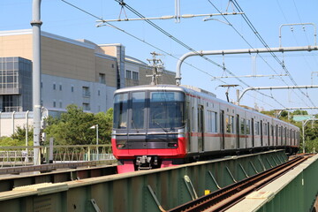 Naklejka na ściany i meble 名古屋鉄道の電車