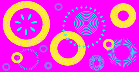 Bright modern background illustrations for printing, screensavers, backgrounds, textiles, packaging, covers.