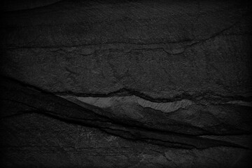 Dark grey black slate background or texture.