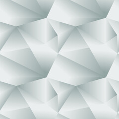 seamless pattern of geometric shapes with gray gradient fill