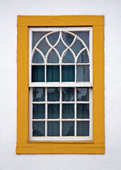 Colonial window in Tiradentes, Minas Gerais, Brazil