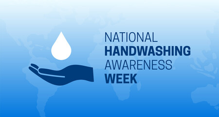 National Handwashing Awareness Week Background Illustration