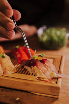 japanese food - sushiman - sushi - fresh fish
