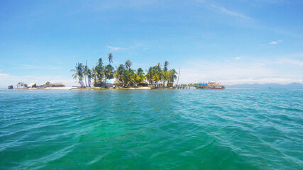 San Blas Archipelago - Panama. San Blas Islands in the Panamanian Caribbean