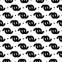 Dots, figures seamless ornament. Ethnic pattern. Folk wallpaper. Tribal motif. Circles, forms background. Geometrical shapes backdrop. Digital paper, textile print, abstract illustration. Vector art