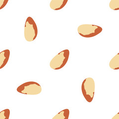 Background with brazilian nut.