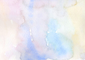 Soft Pastel Sky Watercolor Background
