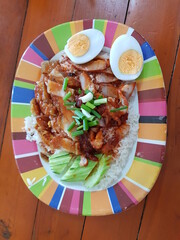 fried pork with rice