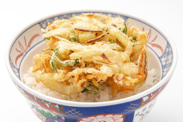 かき揚げ丼、かき揚げ天丼