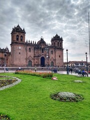 Fototapeta premium Cusco Cathedral, Peru - The Cathedral Basilica of the Assumption of the Virgin, also known as Cusco Cathedral, is the mother church of the Roman Catholic Archdiocese of Cusco. The cathedral is located