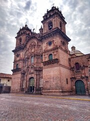 Fototapeta na wymiar Cusco Cathedral, Peru - The Cathedral Basilica of the Assumption of the Virgin, also known as Cusco Cathedral, is the mother church of the Roman Catholic Archdiocese of Cusco. The cathedral is located