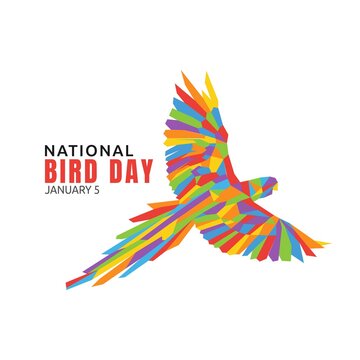 National Bird Day Vector Illustration. Suitable for greeting card poster and banner