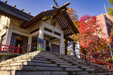 秋の手稲神社　