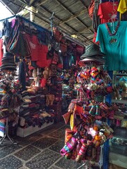 Fototapeta na wymiar Art - Mercado Central de San Pedro (San Pedro Market) - Cusco, Peru - San Pedro Market is one of Peru´s most colourful and vibrant markets.
