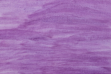Beautiful delicate lilac abstract background, painted in gouache on paper. Calm purple Background. Artistically blurry. Paper texture