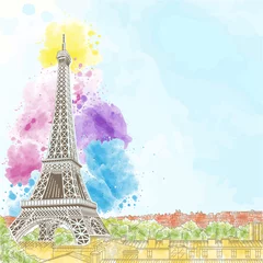 Fotobehang Eiffel Towers © FAGraph