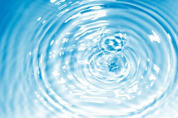 Blue water ripple textured background wallpaper