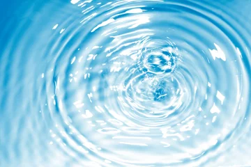 Foto op Canvas Blue water ripple textured background wallpaper © Rawpixel.com