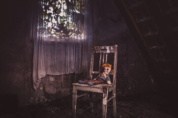 person in a room