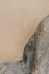 Natural sand and stone texture background