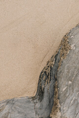 Fototapeta na wymiar Natural sand and stone texture background
