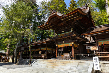 Naklejka premium 諏訪大社下社秋宮