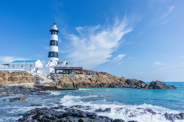 Mudouyu Island Lighthouse in Penghu Taiwan