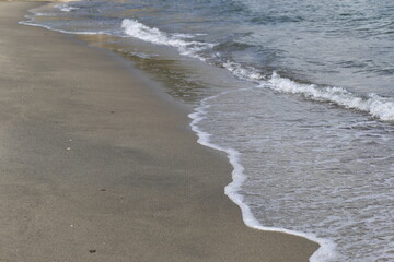 海岸と波