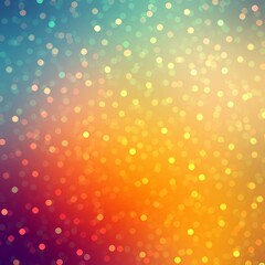 New year retro colorful bokeh texture. Yellow red blue gradient. Xmas shimmering background.