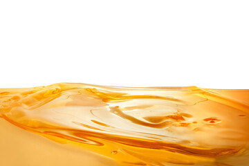 Honey pouring isolated on white background