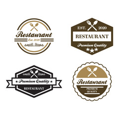 A Set Of Kitchen Vector , A Set Of Restaurant Logo