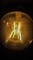 Light bulb vintage (Orange light)