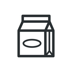 Milk box icon