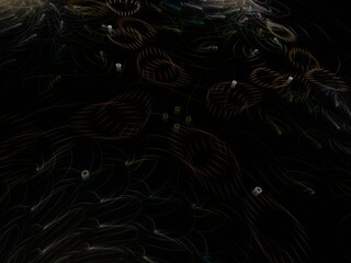 Imaginatory fractal background Image