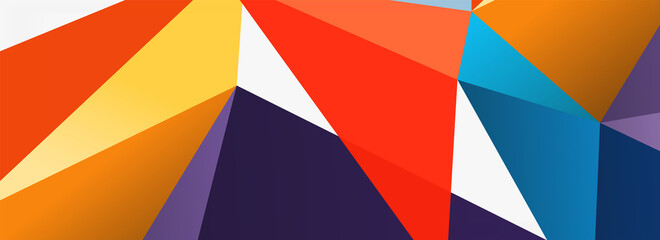 3d mosaic abstract backgrounds, low poly shape geometric design