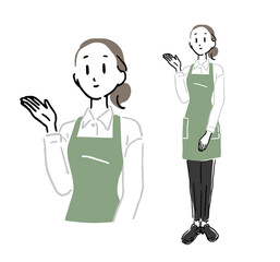 Female clerk to guide 1