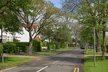 イギリスの田園都市：レッチワースの街並み