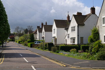 イギリスの田園都市：レッチワースの街並み